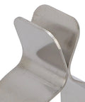 Rock Solid Heavy Duty Window Well Cover Clamps Plus Spring Clips Crafted From Cold Rolled Steel With Zinc Plating For Corrugated Metal And Plastic Wells Perfect For Any Outdoor Job Site To Secure Covers Tight and Tough 5 Pack close-up zinc steel spring clip