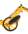 Keenso Folding Measuring Wheel Durable 9999.9m Capacity for Builders Landscapers Homeowners 17" Compact Size, folded view.