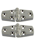 Rock Solid Heavy Duty Ball Bearing Door Hinges Smooth As Butter Mirror Polished Stainless Steel for secure installations.