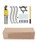 Heavy Duty 30 Ton Hydraulic Bearing Puller Featuring Reversible Two Or Three Jaw Heads For Quick Gear Extraction and components in kit.