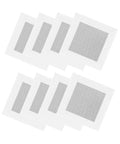 Heavy Duty Drywall Repair Kit With 6 Self Adhesive Patches 4 By 4 Inch Aluminum And Fiberglass Mesh Patches For Big Holes In Sheetrock Plaster And Ceilings Quick Easy Durable Fixes For A No Brainer Job, six 4x4 adhesive patches.