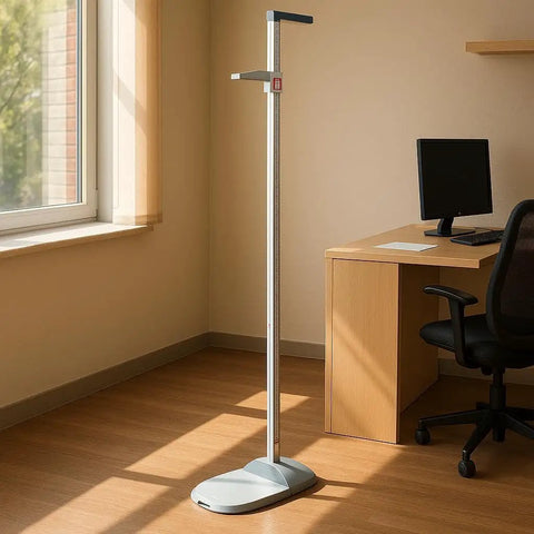 Portable Stadiometer for Adults, Kids and Infants, Medical-Grade Height Chart Ruler, Easy Assembly, 20-205 cm Range, Lightweight 5.3 lb On-The-Go Mobile Unit for Clinics, Field Visits, Pediatric Care in office