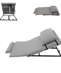Heavy Duty Electric Lifting Backrest For Bed Supports 661 Lbs With Remote Control Adjustable Sit Up Assist Chair for Elderly To Climb Out Of Bed Easily And Get Lumbar Relief Super Cool gray fabric with adjustable angles.