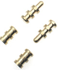 Brass Table Bolt Sleeve Connectors Set, 8 Pair Dowel Pin and Socket Alignment Pins for Tables, Cabinets and Chairs, Unthreaded Surface