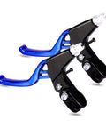 Heavy-Duty 4-Finger Aluminum Bike Brake Levers Set Universal 22mm Handlebar Fit For MTB BMX And Road Bikes Lightweight Durable