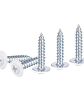 50 Piece Pack Size Eight Three Quarter Inch Phillips Head Self Tapping Screws Flat Head Carbon Steel High Strength Quick Tapping
