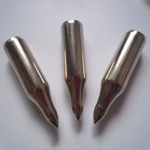 Glue On Field Points For 8mm Arrows 24 Pack Metal Arrow Tips Tough As Nails Durable Target Practice Arrowheads on white background