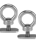 Stainless Steel Eye Bolts Kit For Track Mounting And Tie Downs 15 Piece Kayak Mount Replacement Eyelets