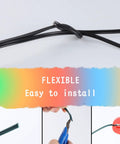 500 Foot Black SPT-2 Zip Cord Extension Cable 18 Gauge 2 Conductor UL Listed Wire flexibility demonstration