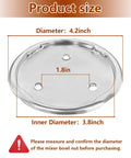 Mixer Bowl Screw Cap Replacement For Whirlpool KitchenAid And Kenmore Stand Mixers with 4.2in diameter, 1.8in center