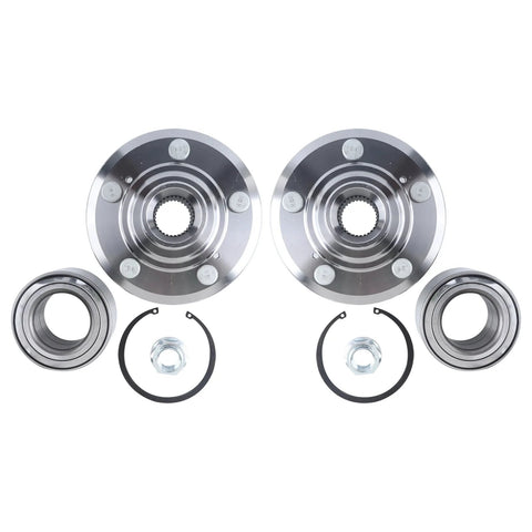 Front Wheel Hub Bearing Kit Set 2 Pack For 2007 2010 Acura RDX And 2007 2011 Honda CRV 5 Lug BR930583K Brand New Factory Sealed