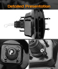 Badass Heavy Duty Vacuum Power Brake Booster Compatible With Ford F150 F200 Bronco 1988 To 1993 11 Inch Direct E9TZ2005B close-up view showcasing details.
