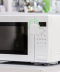Microwave with 4 Pack Oven And Cabinet Childproof Locks For Kitchens ABS Plastic Safety Latches To Keep Curious Kids Out