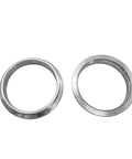 2X 3 Inch Stainless Steel V Band Clamp With 2 Pcs Male And Female Flanges 304 Stainless Steel Exhaust Clamp For High Temperature Corrosion Resistance And Vibration Durability