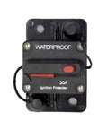 Heavy Duty 30A To 300A Circuit Breaker For Dc Systems with waterproof design and push to reset switch for RV and truck applications.