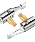 All Metal Lock On Air Chuck For Tire Inflation 90 Degree Locking Valve Chuck hose end adapter for tire pump or compressor
