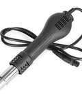 R118A Replacement Hot Air Gun Handpiece For 8786D-I Hot Air Rework Station Only Easy Swap Spare Part For PCB Repair - black tool