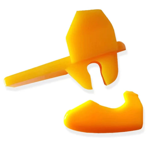 Durable Tire Changer Inserts Kit For Duck Head Mounts Nylon Rim Edge Guards And Plastic Demount Heads model 16YKM close-up view.