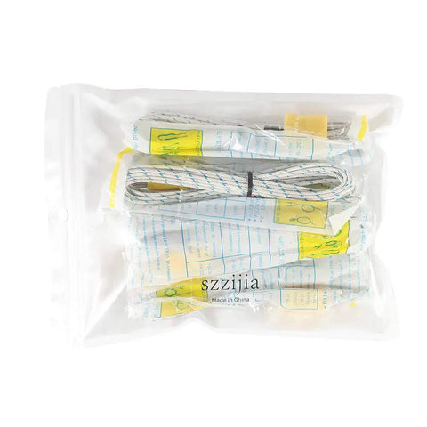 Pack of 5 K Type Mini Connector Thermocouple Temperature Probe Sensor, wrapped in packaging, visible cables