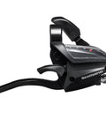 EZ Fire Plus 3x7 Speed Lever Set For V Brake Black Shifter With Four Finger Ergonomic Lever, side view