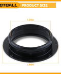 Camshaft Position Sensor Seal O Ring Kit 2 Pack Fits Jeep Wrangler 2012-2021 Cherokee 2011-2019 Grand Cherokee 2014-2019 Ram 1500 2013-2019 OE 5184772AB 5184772AA black seal ring size 1.35in x 1.88in