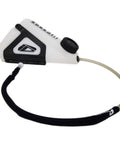 Hands Free Frame Mounted Bike Water Bottle With Refill Port Aerodynamic Hydration System On The Fly For Quick Refills Low Drag Handling Dual Splash Resistant Bite Valve White Finish