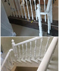 Premium White Poplar Balusters Pack Of 20 Killer Deck Railing Spindles for Interior Staircase and Modern Balcony Handrails.