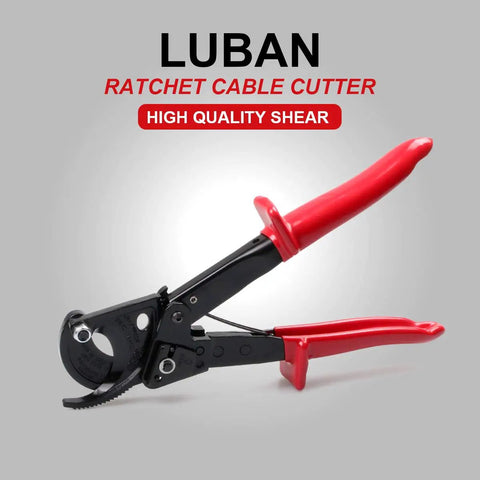 Heavy Duty Ratcheting Cable Cutter For Copper And Aluminum Wires Up To 240 Square Millimeters Clean No Crush Cuts Smooth Operation