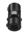 One Inch Double D Steering Universal Joint Shaft Black 83mm Long U Joint For Automotive And Industrial Use, front view