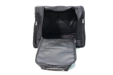 Tozan 6G Backpack Style Kendo Bogu Bag with large front opening showing interior space for easy Bogu placement