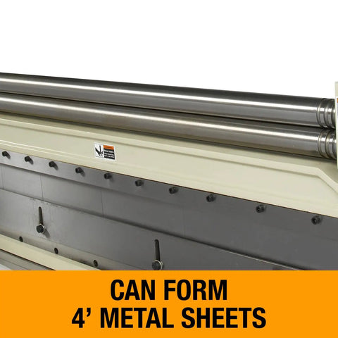 Shop Ready 52 Inch Combination Metal Shear Brake And Manual Slip Roll Machine Built Tough For Bending 20 Gauge Steel And 16 Gauge Aluminum Sheets Like A Real Pro