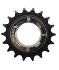 BMX Single Speed Freewheel 18T Compatible With 1/8 Inch And 3/32 Inch Chains, Heavy-Duty Chromoly Steel, Black Nickel Finish