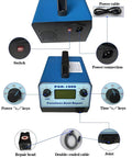 Paintless Dent Repair Tool Kit 1000W PDR Machine components showing power cable, repair head, and control knobs for auto dent repair.
