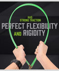 Fiberglass Running Wire Tape Kit For Electrical Installations With Glow Rods, 50ft Coaxial Fish Tape demonstrating flexibility