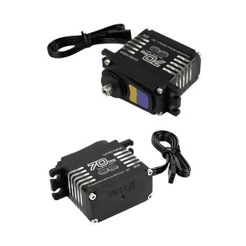 Pair Of Tough As Nails 70Kg Cm High Torque Digital Metal Gear Servo IP68 Waterproof for robotics and RC vehicles.