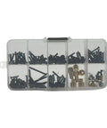 182 Piece RC Car Screws Set And Hardware Kit For 1/12 Scale MN82 LC79 Models, Metal And PP Fasteners With Lightweight Storage Box