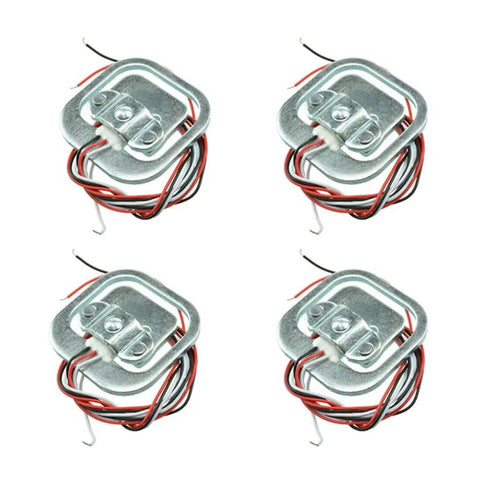 Four 50kg Body Weight Sensor Load Cell Half Bridge for DIY Scales Resistance Strain Gauge Weighing Transducer For HX711 Module