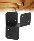 Super Sturdy Rock Solid Post Cap Tie Brackets For 4x4 Wood Decks And Joist Hangers, Beam Connector Sleeve, Metal Base Mount Bracket