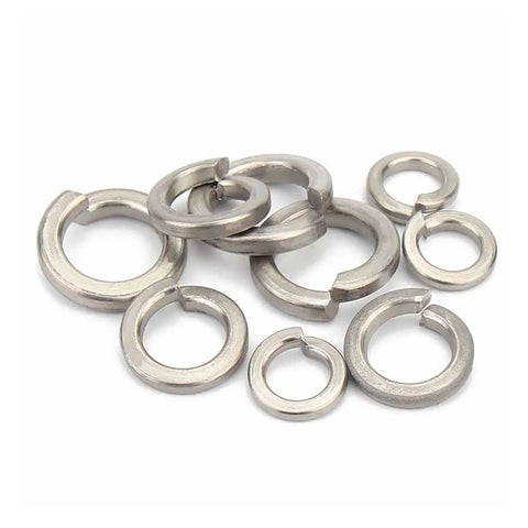 Heavy Duty Spring Lock Washers for Industrial Fasteners in M2 TA2 and M24 Sizes, Corrosion Resistant, Precision Smooth Surface Burr-Free