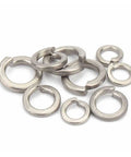 Lock Washers Set Built Tough For Heavy Duty Anti Loosening Assorted Sizes M2 Through M24 GB93 TA2 Metal Construction High Precision Burr Free