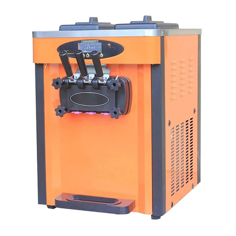 Premium Black Heavy Duty M10 Soft Serve Ice Cream Machine Replacement Clamping Nuts And Secure Screws Comfy Flower Grip Knods Hassle Free Quick Swap Installation on orange soft serve machine.