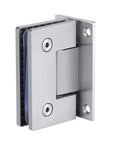 Soft Close Glass Shower Door Hinge Clip For 8-10mm Toughened Glass 90 Degree Frameless Stainless Steel Wall Bracket