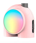 Planet 9 Smart Mood Lamp Battery Operated Cordless RGB LED Night Light For Bedroom Gaming Room And Office Pink Color