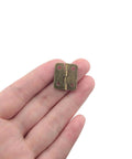Mini Vintage Hinges Set With Screws, 20 Piece Bronze Pocket Flush Hinges For Gift Boxes, Dollhouses, Cabinets And Jewelry Boxes