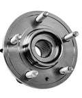 Front view of Wheel Hub and Bearing Assembly Left or Right With ABS Fits Captiva Sport Equinox Pontiac Torrent Saturn Vue Suzuki XL7 AUQDD 513276