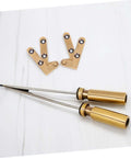 Heavy Duty Hidden Door Hinge Set For Secret Doors And Bookshelves, bronze hardware parts on white surface