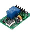 Super Tight 60V Battery Charging Control Board Compact Power Module For Custom EV Solar DIY Battery Systems With Lithium Ion Compatibility And Zero Sweat Setup, showing PCB design with relay and indicators.