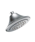 Rothbury 6.5 Inch One Function Showerhead in chrome with 2.5 GPM flow rate, easy install, durable IPS half inch connection, full spray.
