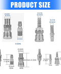 Leakproof Threaded Pneumatic Releases Coupler for Smooth Airflow and Quick Connect Air Tool Fittings High Quality Pneumatic Components for Reliable Tool Free Setup, 16.5mm size