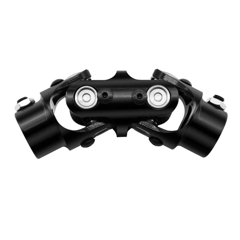 Three Quarter 36 Spline And Three Quarter Double D Black Double U Joint Steering Universal Shaft for Grinding Machines, side view